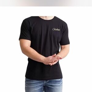 Pendleton Black Tuscon Short Sleeve Tee Comfortable Crew Neck